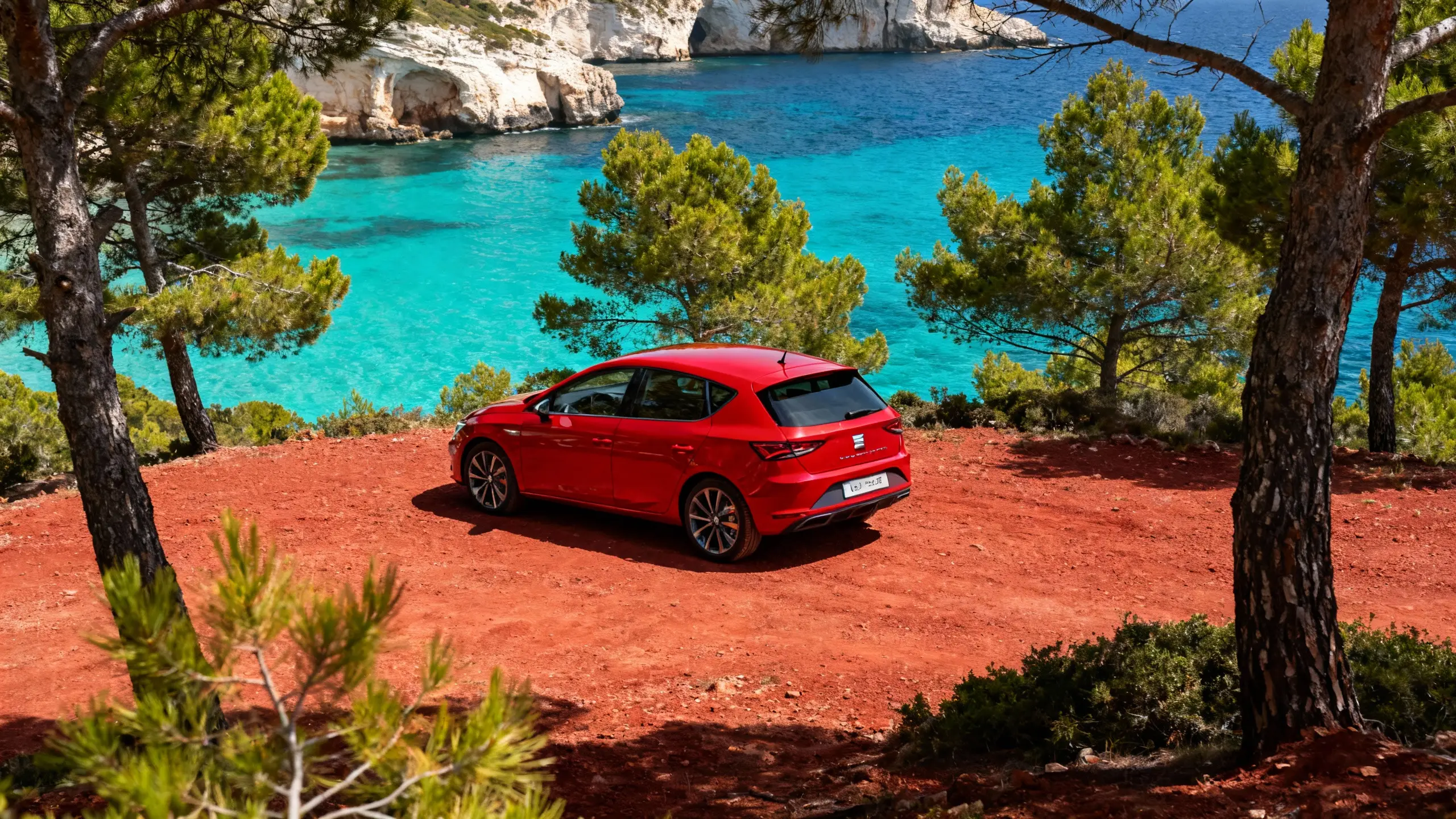 Voiture compacte à Ibiza